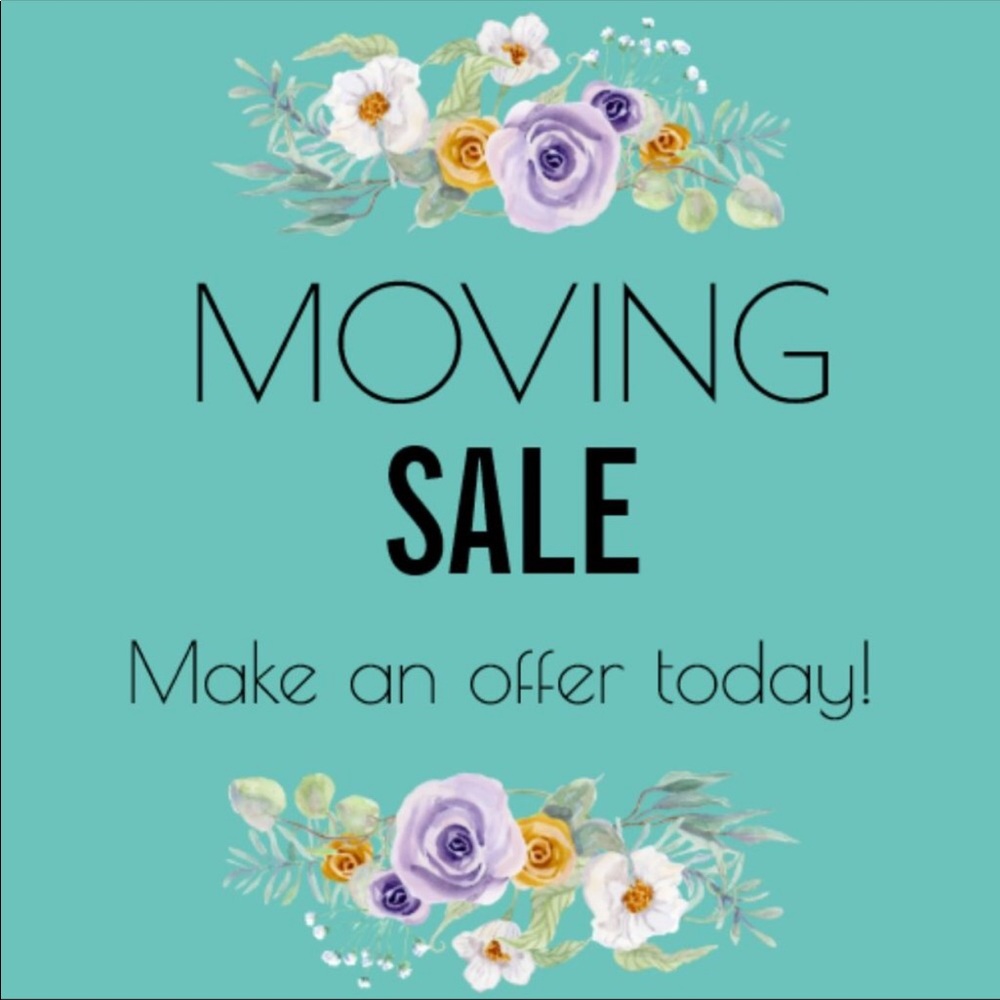Moving sale🛍🛍
